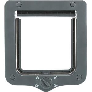 Trixie 4-Way Cat Flap, Grey, 490 g Trixie 4-Way Cat Flap, Grey, 490 g