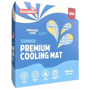 Rosewood Premium Lemon Cooling Mat for Dogs & Cats 68 x 53cm – Self-Cooling Gel Pet Mat with Removable Washable Cover, Non-Slip Water-Resistant Base, Summer Cooling Bed for Pets Rosewood Premium Lemon Cooling Mat for Dogs & Cats 68 x 53cm – Self-Cooling Gel Pet Mat with Removable Washable Cover, Non-Slip Water-Resistant Base, Summer Cooling Bed for Pets