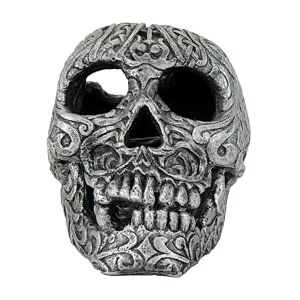 CLASSIC Calavera Skull Aquarium Fish Tank Ornament - 112 x 158 x 108 mm CLASSIC Calavera Skull Aquarium Fish Tank Ornament - 112 x 158 x 108 mm