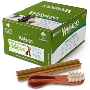 WHIMZEES Variety Box Dental XL, 14 Pieces – Mixed Shapes, Size XL, Dog Chews for Extra Large or Giant Breed, Natural and Grain Free, Rawhide-Free, Vegetarian, No Added Sugar WHIMZEES Variety Box Dental XL, 14 Pieces – Mixed Shapes, Size XL, Dog Chews for Extra Large or Giant Breed, Natural and Grain Free, Rawhide-Free, Vegetarian, No Added Sugar