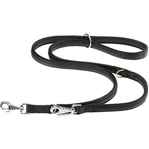 Ferplast DAYTONA GA Extra Strong Training Dog Lead 3 Adjustable Lengths Soft Padded Handle Anti-Abrasion Italian Design 200 x 2 cm, Black Ferplast DAYTONA GA Extra Strong Training Dog Lead 3 Adjustable Lengths Soft Padded Handle Anti-Abrasion Italian Design 200 x 2 cm, Black