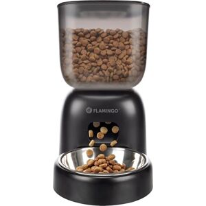 Flamingo AUTOMATIC FOOD DISPENSER WITH DIGITAL TIMER BLIDO BLACK 3L Flamingo AUTOMATIC FOOD DISPENSER WITH DIGITAL TIMER BLIDO BLACK 3L