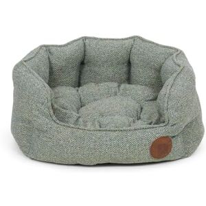 Petface Sage Herringbone Oval Dog Bed with Removeable Cushion, Machine Washable, Small (Pack of 1) Petface Sage Herringbone Oval Dog Bed with Removeable Cushion, Machine Washable, Small (Pack of 1)