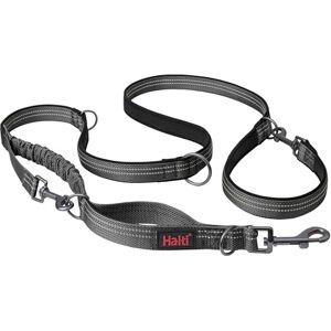 Halti Anatomy Multifunctional Dog Lead Shock Absorbing Double-Ended Lead, Ideal for Dog Walking & Training. Comfortable to Hold, Reflective & Lightweight. Suitable for Puppies (Size Large, Grey) Halti Anatomy Multifunctional Dog Lead Shock Absorbing Double-Ended Lead, Ideal for Dog Walking & Training. Comfortable to Hold, Reflective & Lightweight. Suitable for Puppies (Size Large, Grey)