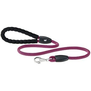 Ferplast SPORT EXTREME Dog Lead, in Nylon Cord with Metal Snap Hook, Comfortable Padded Handle, Length 120 cm, Thickness 13 mm, Fuchsia-Black Ferplast SPORT EXTREME Dog Lead, in Nylon Cord with Metal Snap Hook, Comfortable Padded Handle, Length 120 cm, Thickness 13 mm, Fuchsia-Black