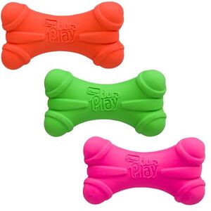 Hartz Dura Play Soft Dog Bone Toy, Assorted Colors 1 Ea (Pack Of 3) Hartz Dura Play Soft Dog Bone Toy, Assorted Colors 1 Ea (Pack Of 3)
