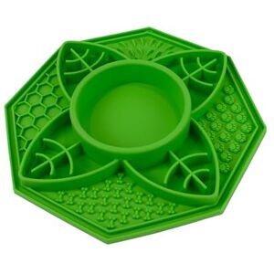 Ancol Örva Pet Slow Feeding Station in Leaf Design with Suction Cups Improves Dogs Digestion and Mind Stimulation Boredom and Anxiety Reducer Ancol Örva Pet Slow Feeding Station in Leaf Design with Suction Cups Improves Dogs Digestion and Mind Stimulation Boredom and Anxiety Reducer