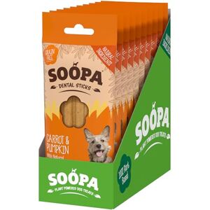 Soopa 10 Pack Carrot & Pumpkin Dog Dental Sticks Soopa 10 Pack Carrot & Pumpkin Dog Dental Sticks