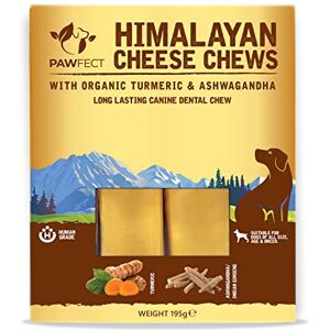 Pawfect Food Pawfect Himalayan Cheese Chews with Turmeric & Ashwagandha for Medium Dogs 100% Natural Dental Stick Cleans teeth Helps remove plaque and tartar Grain-free Long lasting chew Pack of 3 (195g/6.88oz) Pawfect Food Pawfect Himalayan Cheese Chews with Turmeric & Ashwagandha for Medium Dogs 100% Natural Dental Stick Cleans teeth Helps remove plaque and tartar Grain-free Long lasting chew Pack of 3 (195g/6.88oz)