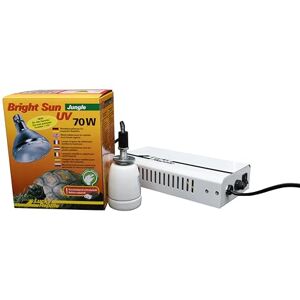 Lucky Reptile Bright Sun UV Jungle Complete Set 70 W Metal Halide Lamp with Socket and Ballast Reptile Heat Lamp with Heat-Resistant Ceramic Socket, 1 Piece (Pack of 1) Lucky Reptile Bright Sun UV Jungle Complete Set 70 W Metal Halide Lamp with Socket and Ballast Reptile Heat Lamp with Heat-Resistant Ceramic Socket, 1 Piece (Pack of 1)