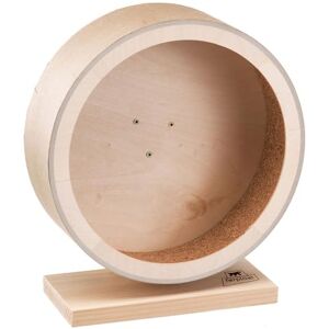Ferplast Wooden Hamster Wheel, Wooden Toys for Chinchilla Hamster, Running Wheel Diameter 26.4 cm Ferplast Wooden Hamster Wheel, Wooden Toys for Chinchilla Hamster, Running Wheel Diameter 26.4 cm