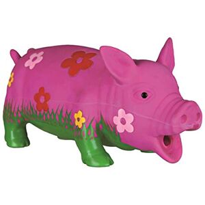 Trixie Latex Pig with Flowers and Animal Sound, 20 cm Trixie Latex Pig with Flowers and Animal Sound, 20 cm