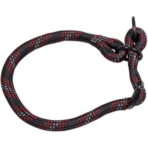 JACK AND VANILLA Large Luminous Dots Dog Collar with Bright Spots, High Visibility For All Dogs Colour: Black, Size 12 mm x 40-50 cm JACK AND VANILLA Large Luminous Dots Dog Collar with Bright Spots, High Visibility For All Dogs Colour: Black, Size 12 mm x 40-50 cm