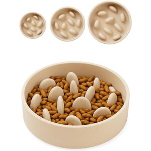 Flamingo Slow feeder dog bowl Dog water bowl Ø21.5cm 1.49L Slow Feeder Greni Beige Flamingo Slow feeder dog bowl Dog water bowl Ø21.5cm 1.49L Slow Feeder Greni Beige