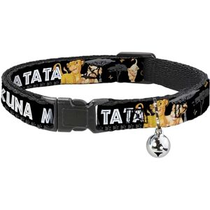 Buckle-Down Lion King Simba Nala Cat Collar - 8-12" Neck - Multicolor Buckle-Down Lion King Simba Nala Cat Collar - 8-12" Neck - Multicolor
