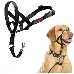 Halti Headcollar Stop Your Dog Pulling on the Lead. Adjustable, Reflective and Lightweight, with Padded Nose Band. Dog Training Anti-Pull Collar for Medium Dogs (Size 3, Black) Halti Headcollar Stop Your Dog Pulling on the Lead. Adjustable, Reflective and Lightweight, with Padded Nose Band. Dog Training Anti-Pull Collar for Medium Dogs (Size 3, Black)