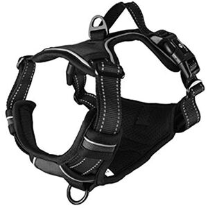 Flamingo Dog Harness Balou Black XL 46-76cm 80-105cm 25mm Flamingo Dog Harness Balou Black XL 46-76cm 80-105cm 25mm