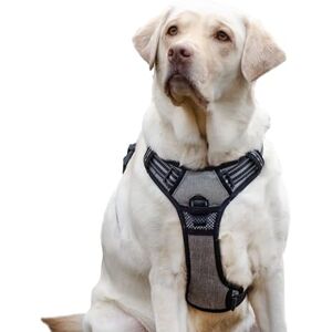 Ferplast Dog Harness Large Dog, 2 Hooks for Maximum Control, No Pull Harness Adjustable Dog Harness, Reflective, Breathable, Dog Harness Ideal for Training L, Grey Ferplast Dog Harness Large Dog, 2 Hooks for Maximum Control, No Pull Harness Adjustable Dog Harness, Reflective, Breathable, Dog Harness Ideal for Training L, Grey