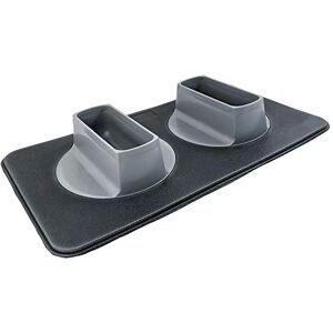 Flipo Ear Clear No Spill Dog Bowl and Mat, Perfect Feeding Tray for Long Eared Dogs, 36 oz Feeder Bowl Set, Hounds, Cocker Spaniels, Setters Flipo Ear Clear No Spill Dog Bowl and Mat, Perfect Feeding Tray for Long Eared Dogs, 36 oz Feeder Bowl Set, Hounds, Cocker Spaniels, Setters