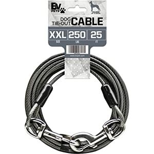 BV Pet Super Heavy XXL Tie Out Cable for Dogs up to 250 Pound, 25 Feet BV Pet Super Heavy XXL Tie Out Cable for Dogs up to 250 Pound, 25 Feet