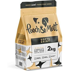 Pooch & Mutt Soft & Shiny, Complete Grain Free Dry Dog Food for Skin and Coat, Herring and Linseed, 2kg Pooch & Mutt Soft & Shiny, Complete Grain Free Dry Dog Food for Skin and Coat, Herring and Linseed, 2kg