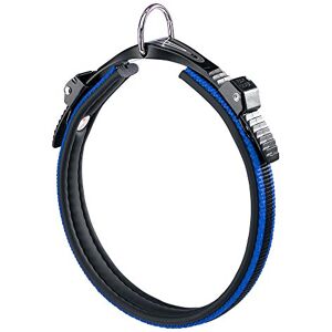Ferplast Dog Collar ERGOCOMFORT, Collar for Small Size Dogs, Closure with Micro-adjustment, Soft Padding, Quick Release, Blue Ferplast Dog Collar ERGOCOMFORT, Collar for Small Size Dogs, Closure with Micro-adjustment, Soft Padding, Quick Release, Blue