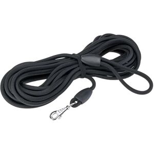 Ferplast Dog Leash SPORT, Long Dog Training Leash, 10m Training Lead, Nylon Cord Leash with Handle and Metal Snap Hook, 10 Meters Long Dog Lead, Black Ferplast Dog Leash SPORT, Long Dog Training Leash, 10m Training Lead, Nylon Cord Leash with Handle and Metal Snap Hook, 10 Meters Long Dog Lead, Black