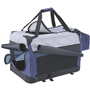 Nobby Traveller Plus Carrybag for Dog/ Cat, 60 x 42 x 42 cm, Blue Gray Nobby Traveller Plus Carrybag for Dog/ Cat, 60 x 42 x 42 cm, Blue Gray