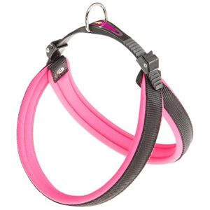 Ferplast Harness for Medium-Sized Dogs AGILA FLUO 4 Dog Harness with Soft Padding, Quick Release and Attachment System, Chest Size 44-52 cm. Pink Ferplast Harness for Medium-Sized Dogs AGILA FLUO 4 Dog Harness with Soft Padding, Quick Release and Attachment System, Chest Size 44-52 cm. Pink