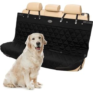 PetSafe Happy Ride Car Seat Cover for Dogs, Quilted Waterproof Durable Machine Washable Fits Most Cars, Trucks and SUVs, Back Seat Protector for Scratches & Dog Hair Bench, Black PetSafe Happy Ride Car Seat Cover for Dogs, Quilted Waterproof Durable Machine Washable Fits Most Cars, Trucks and SUVs, Back Seat Protector for Scratches & Dog Hair Bench, Black