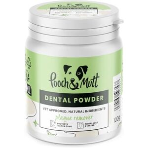 Pooch & Mutt Dog Dental Powder, Tartar & Plaque Remover (Teeth Cleaning Product For Dogs Dental Care), 100g Pooch & Mutt Dog Dental Powder, Tartar & Plaque Remover (Teeth Cleaning Product For Dogs Dental Care), 100g