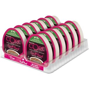 Wellness CORE Small Breed Savoury Medleys, Dog Food Wet for Smaller Breed, Grain Free, High Meat Content, Lamb and Venison, 85 g (Pack of 12) Wellness CORE Small Breed Savoury Medleys, Dog Food Wet for Smaller Breed, Grain Free, High Meat Content, Lamb and Venison, 85 g (Pack of 12)
