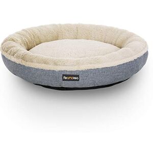 Feandrea Dog Bed, Dog Sofa, Cat Bed, Donut Shape, Round, 65 cm Dia, Grey Feandrea Dog Bed, Dog Sofa, Cat Bed, Donut Shape, Round, 65 cm Dia, Grey