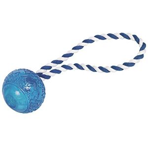 Nobby TPR Ball with Rope 26 cm Blue Nobby TPR Ball with Rope 26 cm Blue