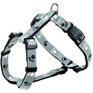 Trixie Think Harness, Ng. Black / Gray / Silver Size S (40 65 cm) Trixie Think Harness, Ng. Black / Gray / Silver Size S (40 65 cm)