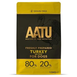 AATU 80/20 Turkey Dog Food - Grain Free 1.5kg AATU 80/20 Turkey Dog Food - Grain Free 1.5kg