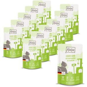 MjAMjAM premium wet food for cats Quetschie delicious beef with steamed pumpkin, pack of 12 (12 x 125 g), grain-free with extra meat MjAMjAM premium wet food for cats Quetschie delicious beef with steamed pumpkin, pack of 12 (12 x 125 g), grain-free with extra meat