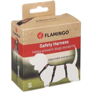 Flamingo Dog Safety harness Zera Black S 35-50cm 40-50cm 32-50cm 15mm Flamingo Dog Safety harness Zera Black S 35-50cm 40-50cm 32-50cm 15mm