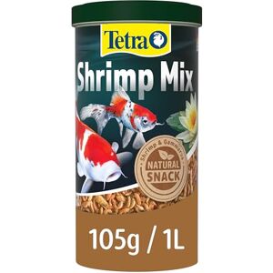 Tetra Pond Shrimp Mix, Natural Food Snack with Shrimps and Gammarus for All Pond Fish, 1 Litre Tetra Pond Shrimp Mix, Natural Food Snack with Shrimps and Gammarus for All Pond Fish, 1 Litre