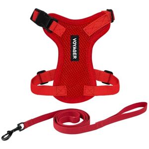 Best Pet Supplies Cat Harness and Leash - Small to Large, Red - 5ft Best Pet Supplies Cat Harness and Leash - Small to Large, Red - 5ft
