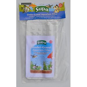 Supa Under Gravel Aquarium Filter, 43 x 23 cm, Suitable For Tropical, Marine or Cold Water Aquariums/Fish Tanks, Made In The UK, Supa Under Gravel Aquarium Filter, 43 x 23 cm, Suitable For Tropical, Marine or Cold Water Aquariums/Fish Tanks, Made In The UK,