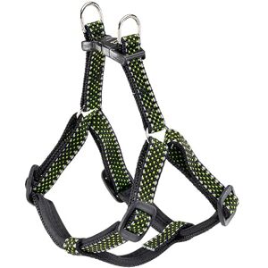 Ferplast Dog Harness DAYTONA DELUXE, Nylon Dog Harness Small Size, Padded, Adjustable, Reflective. Black-Green Ferplast Dog Harness DAYTONA DELUXE, Nylon Dog Harness Small Size, Padded, Adjustable, Reflective. Black-Green