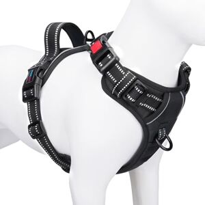 PHOEPET Large Breed Reflective Dog Harness - No Pull, Adjustable, Easy to Use PHOEPET Large Breed Reflective Dog Harness - No Pull, Adjustable, Easy to Use