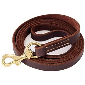 Fairwin Leather Dog Lead 1.7M-Heavy DutyDog Training Leash for Large Medium Small Dogs Fairwin Leather Dog Lead 1.7M-Heavy DutyDog Training Leash for Large Medium Small Dogs