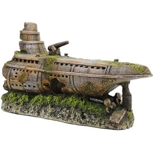 CLASSIC Submarine wreck 265x160x160mm CLASSIC Submarine wreck 265x160x160mm
