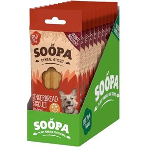 Soopa 10 Pack Gingerbread Biscuit Dog Dental Sticks Soopa 10 Pack Gingerbread Biscuit Dog Dental Sticks
