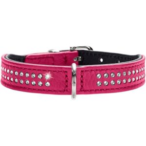 HUNTER Diamond Petit Nickel-Plated Collar, 30/23 x 27 cm, Xtra-Small, Nappa Pink/Black HUNTER Diamond Petit Nickel-Plated Collar, 30/23 x 27 cm, Xtra-Small, Nappa Pink/Black