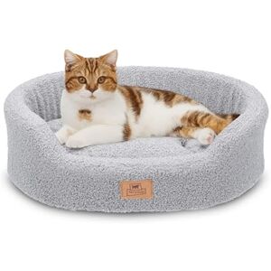 Ferplast Dog Bed Cushion for Small Dogs, Cat Bed, Washable Synthetic Bouclé Fabric, Soft Padding, 45 x 35 xh 13 cm. Grey Ferplast Dog Bed Cushion for Small Dogs, Cat Bed, Washable Synthetic Bouclé Fabric, Soft Padding, 45 x 35 xh 13 cm. Grey