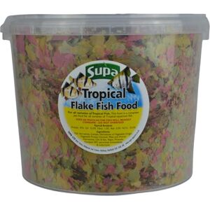 Supa Aquarium Fish Food Tropical Flake 3 Litre Premium Quality Nutritious Food Offering a Complete Balanced Diet for Tropical Fish Comes in a Resealable Bucket to Keep the Feed Fresh Supa Aquarium Fish Food Tropical Flake 3 Litre Premium Quality Nutritious Food Offering a Complete Balanced Diet for Tropical Fish Comes in a Resealable Bucket to Keep the Feed Fresh