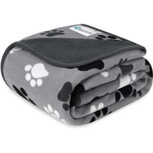 PetAmi Waterproof Fleece Dog Blanket, Pet Blanket Small Medium Large Dogs, Microfiber Throw Bed Couch Protector Indoor Cat Puppy Kitten, Reversible Warm Soft Plush Fuzzy, Large 40x60 Paw Print Gray PetAmi Waterproof Fleece Dog Blanket, Pet Blanket Small Medium Large Dogs, Microfiber Throw Bed Couch Protector Indoor Cat Puppy Kitten, Reversible Warm Soft Plush Fuzzy, Large 40x60 Paw Print Gray